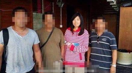 马来西亚警方公布获释中国游客照片(图)